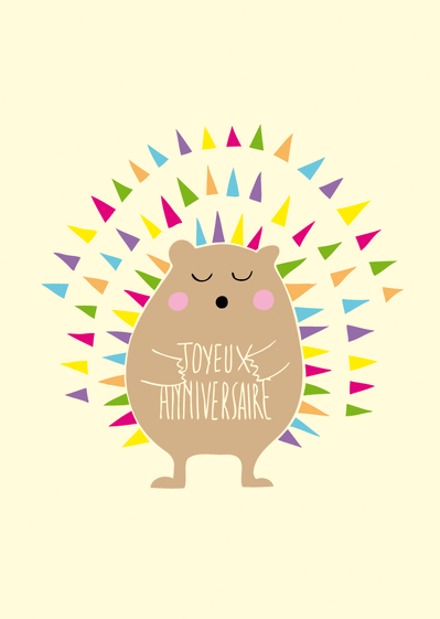 Carte Joyeux Anniversaire Petit Hamster : Envoyer une 